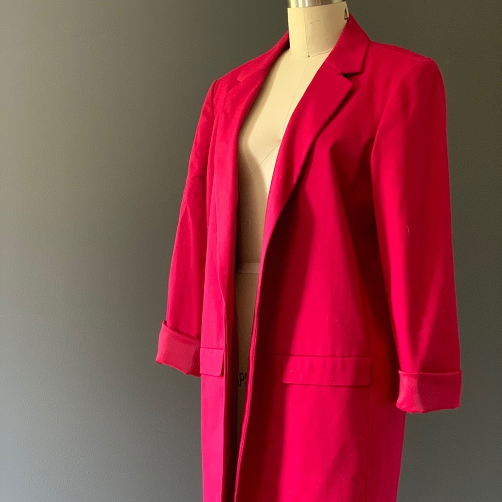 Long Pink Trench / Blazer
